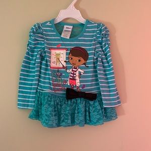 NWOT doc mcstuffins shirt